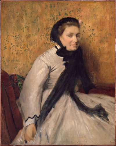 Portrait of a Woman in Gray by Edgar Degas
