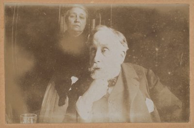 [Self-Portrait with Zoé Closier] by Edgar Degas