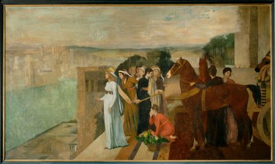 Semiramis Building Babylon by Edgar Degas