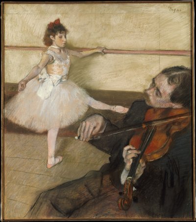 The Dance Lesson by Edgar Degas