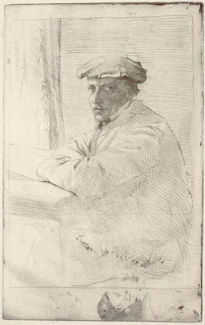 The Engraver Joseph Tourny by Edgar Degas