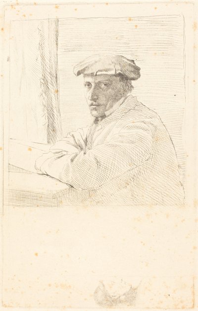 The Engraver Joseph Tourny by Edgar Degas