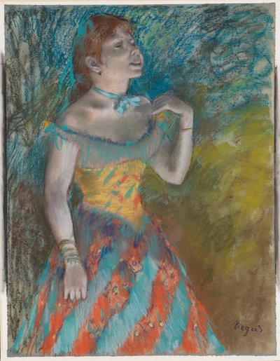 The Singer in Green by Edgar Degas