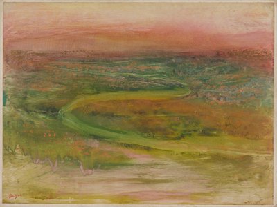 Winding River by Edgar Degas