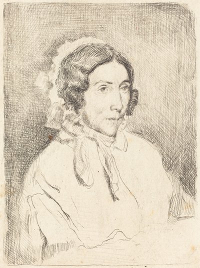 Woman in a Ruffled Cap (Old Woman) by Edgar Degas