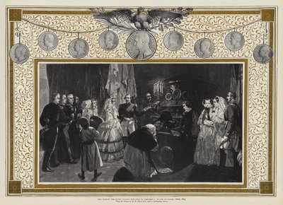 Her Majesty the Queen Visiting the Tomb of Napoleon I in the Invalides, Paris, 1855 by Edgar Melville Ward