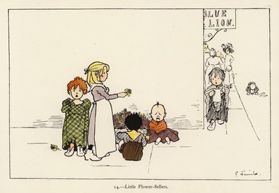 Little Flower-Sellers by Edith Farmiloe