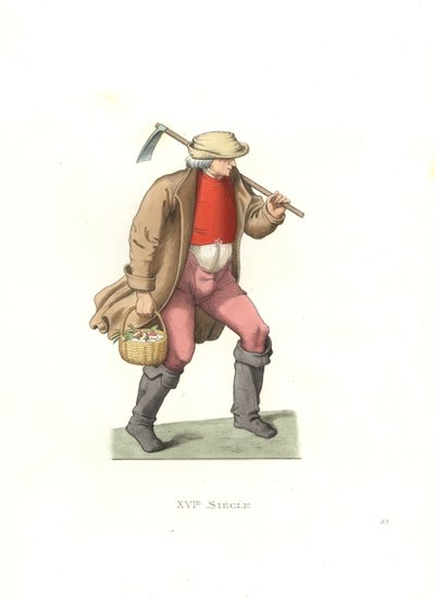 French Labourer by Edmond Lechevallier Chevignard