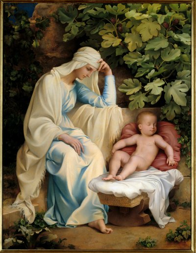 Virgin and child by Edmond Lechevallier Chevignard