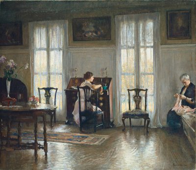 Mother and Mary by Edmund Charles Tarbell