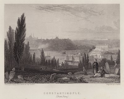 Constantinople, from Pera by Edmund Thomas (after) Parris