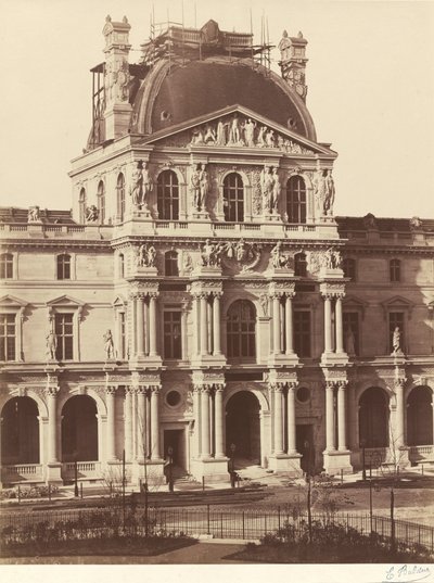 View of the Louvre, 1855-1857 by Edouard-Denis Baldus