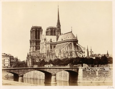 Notre-Dame (Apse) by Édouard Baldus