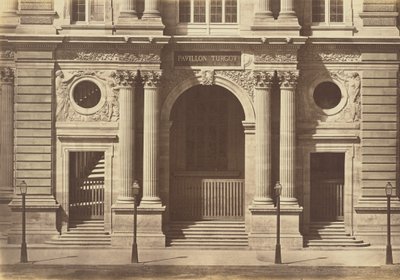 The Ground Floor of the Pavillon Turgot, Louvre, Paris by Édouard Baldus