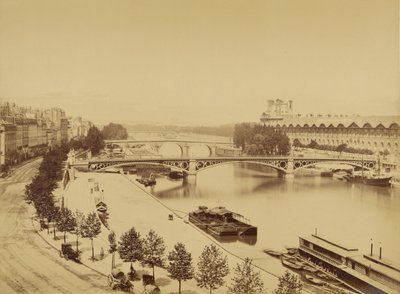 The Seine and the Ile de la Cite by Édouard Baldus
