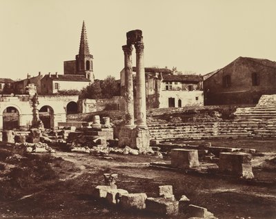 Roman Theatre in Arles by Édouard Baldus