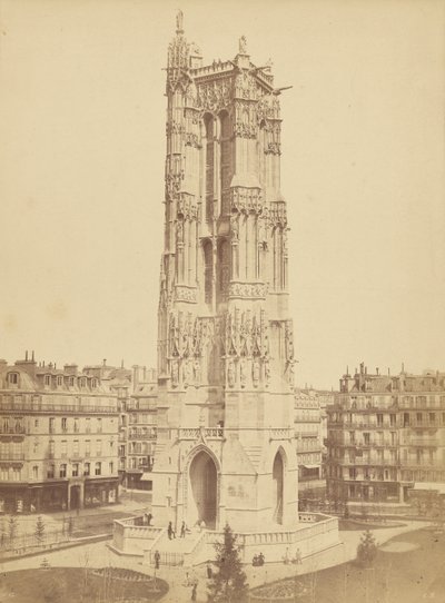 Tour St. Jacques by Édouard Baldus