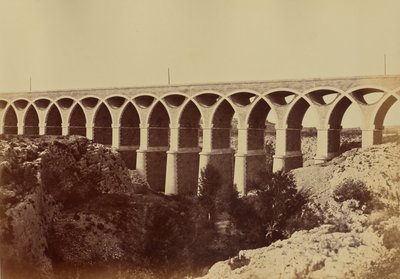Viaduct of St Chamas by Édouard Baldus