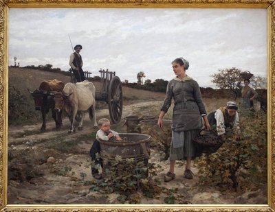 Corner of Vine; Languedoc by Edouard Debat Ponsan