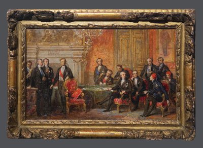 The Congress of Paris, from February 25 to March 30 by Edouard Louis Dubufe