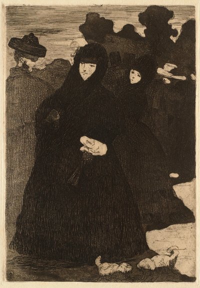 At the Prado (2nd plate) by Édouard Manet