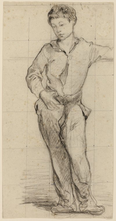 Young Man Standing (Léon Leenhoff) by Édouard Manet