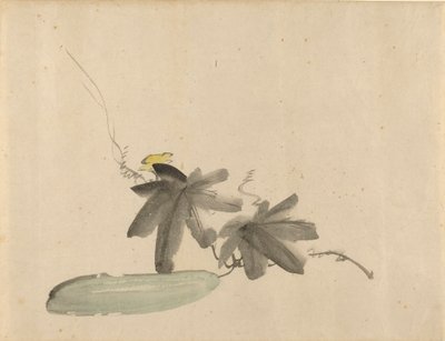 Cucumber with Leaves by Édouard Manet