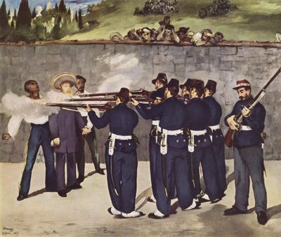 The Execution of Emperor Maximilian of Mexico, June 19, 1867 by Édouard Manet
