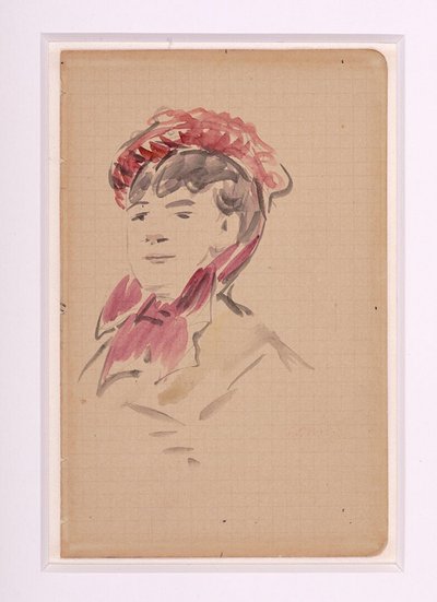 Portrait of Isabelle Lemonnier by Édouard Manet
