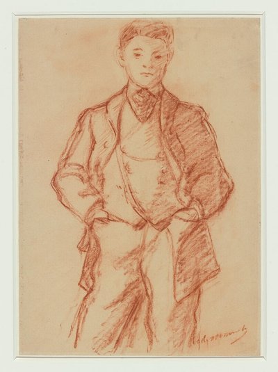 Portrait of Léon Koëlla-Leenhoff by Édouard Manet