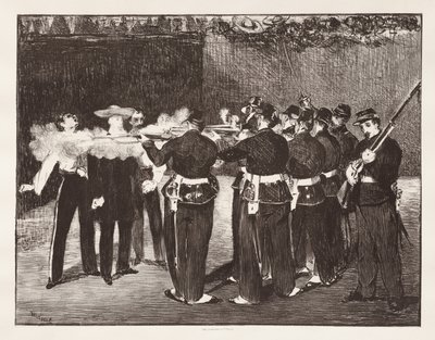 The Execution of Emperor Maximilian by Édouard Manet
