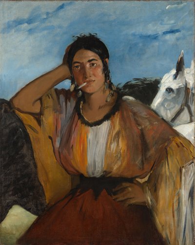 Woman with a Cigarette by Édouard Manet