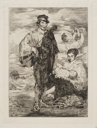 The Gypsies by Édouard Manet