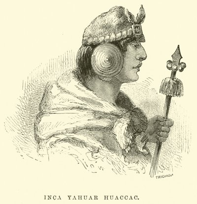 Inca Yahuar Huaccac by Edouard Riou