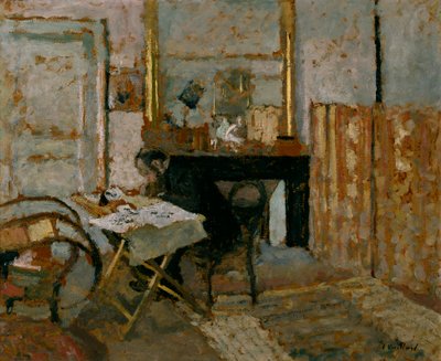 K.X. Roussel Reading, c.1904 by Edouard Vuillard