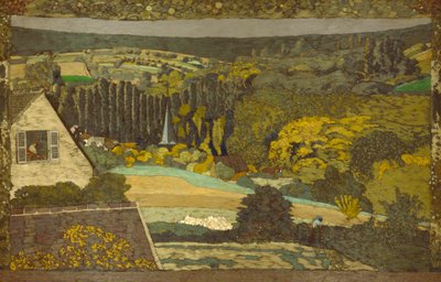 Landscape: Window Overlooking the Woods by Edouard Vuillard