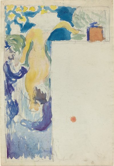 Program Design for the Théâtre Libre by Edouard Vuillard