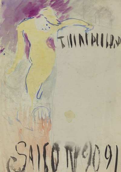 Program Design for the Théâtre Libre by Edouard Vuillard