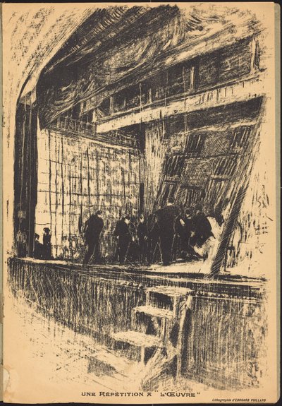 A rehearsal at L