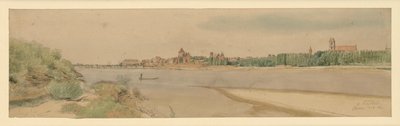 View of Thorn with the Vistula by Eduard Gaertner
