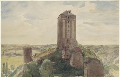 Roggenhausen Castle by Eduard Gaertner