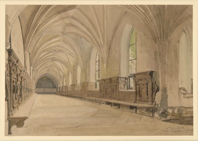 Hall from the Pelplin Monastery by Eduard Gaertner