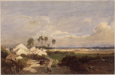 View of Coro by Eduard Hildebrandt