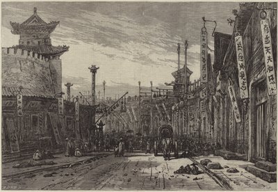 Circular Street by Eduard Hildebrandt