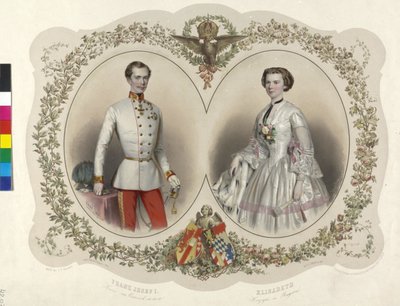 Emperor Franz Joseph I of Austria and Elisabeth, Duchess in Bavaria by Eduard Kaiser