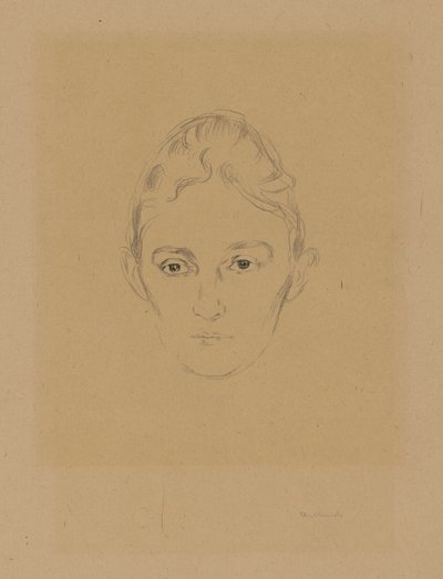 From the Portfolio "From the House of Max Linde": Marie Linde by Edvard Munch