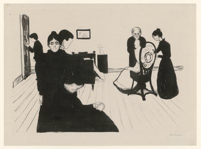 Death in the Sickroom by Edvard Munch