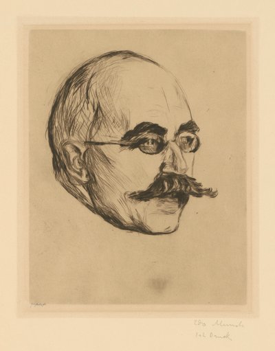 Dr. Gustav Schiefler by Edvard Munch