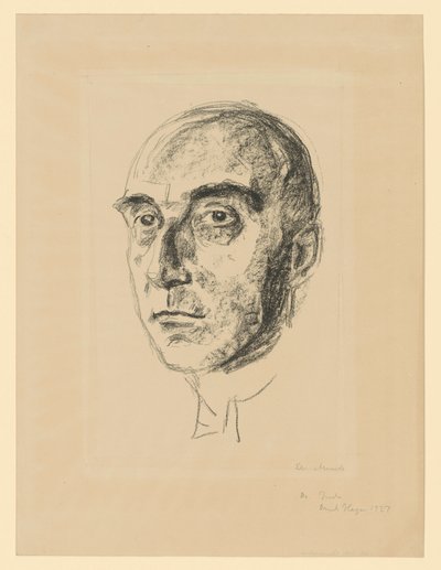 Dr. Ludwig Justi by Edvard Munch