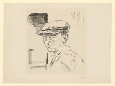 Young Servant (Jarl) by Edvard Munch